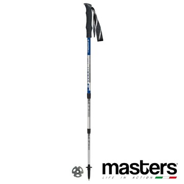 桃源戶外 義大利 MASTERS Summitlight S. 輕量直把登山杖 銀 MA01S1711 登山│健行