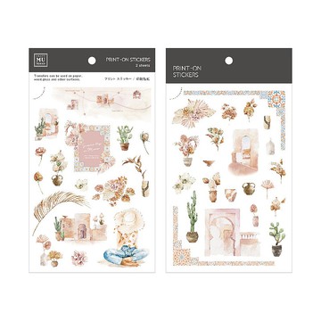 【Print-On Stickers 轉印貼紙】no.197-摩洛哥風情 | 夏季系列