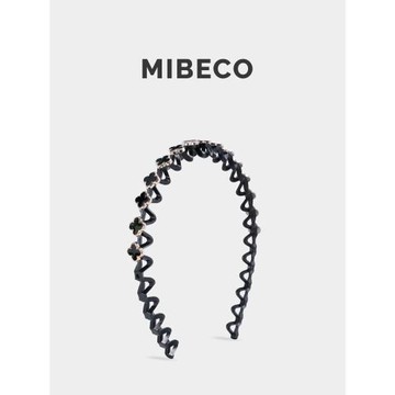 韓版波浪珍珠發箍女洗臉網紅新款四葉草碎發劉海懶人頭箍防滑發卡