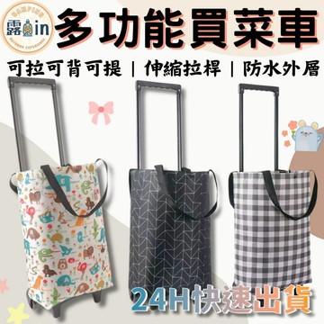 『伸縮拉桿 可放踏板✨』購物袋車 菜籃車 購物推車 買菜車 購物車 摺疊購物車 菜籃 買菜拉車 買菜推車 拉桿車 推車
