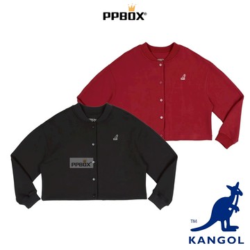 KANGOL 袋鼠 女款 經典素色 外套【65521402】時尚 衣服 外搭 重磅外套 日韓穿搭