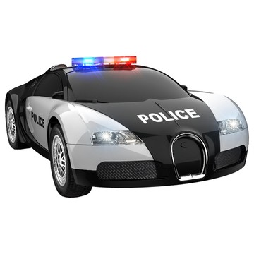 瑪琍歐玩具 2.4G 1:18遙控警車/E708-001