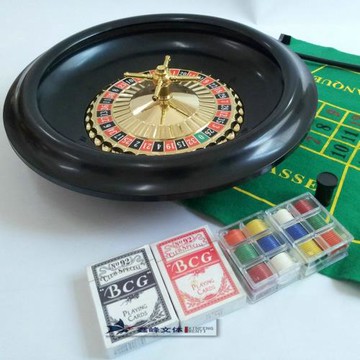 40CM俄羅斯輪盤 16寸塑料轉盤 活動需備用品三件套籌碼娛樂用具