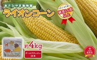 あさひやま動物園ライオンコーン約4kg(ゴールドラッシュ10本)2024年8月下旬～発送開始予定