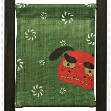 京都手繪亞麻畫框-獅子舞