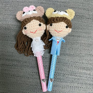 chuchu手作小舖 達菲熊造型款 新人簽名筆