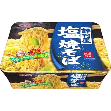 明星食品 明星  評判屋  塩焼そば  カップ  107g  x  12