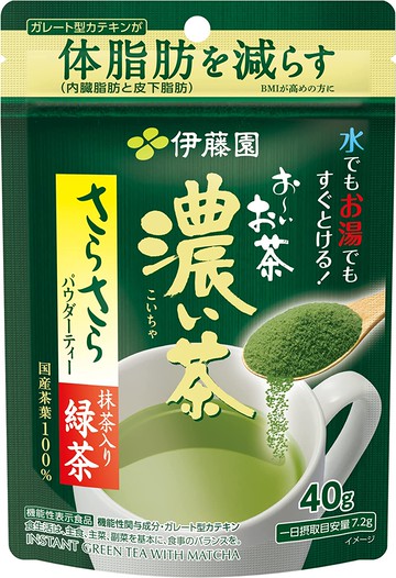 伊藤園 抹茶 順滑濃茶 40g（密封袋裝）