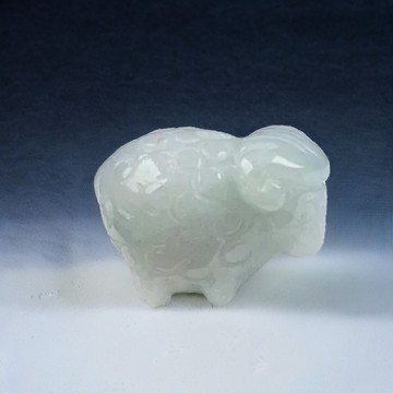 【羊羊得意】飄綠翡翠小綿羊 | 天然緬甸玉翡翠A貨 | 送禮