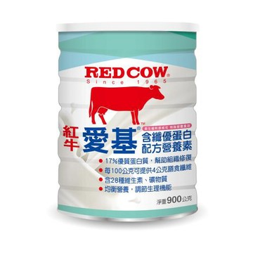 【紅牛官方直營】愛基含纖優蛋白配方營養素-900g