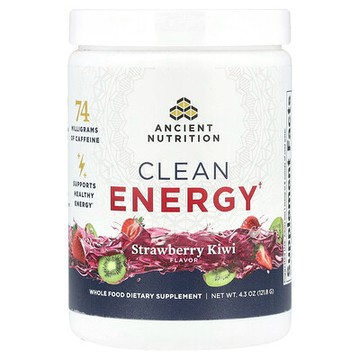Ancient Nutrition, 清潔能量，草莓獼猴桃味，4.3 盎司（121.8 克）