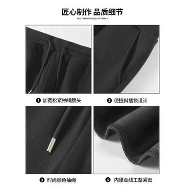 真維斯褲子男款秋冬季男士休閑褲春季男褲男生運動褲青少年長褲M