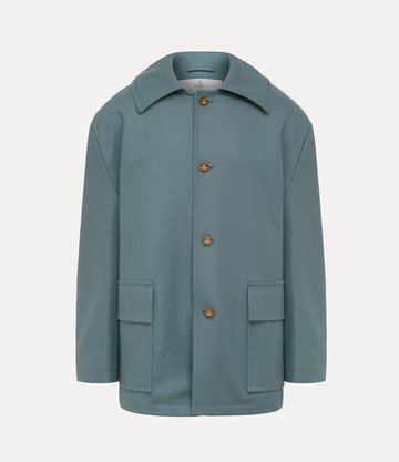 Vivienne Westwood Donkey Jacket Melton Teal M Men