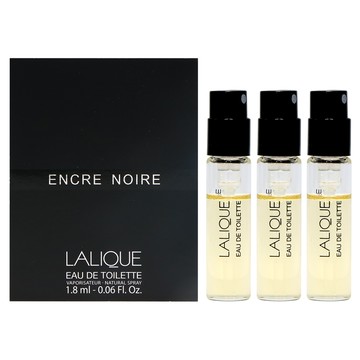 LALIQUE 萊儷 Encre Noire 黑澤男性淡香水 1.8ml 針管 3入組