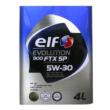 法國 elf EVO FTX 全合成汽車引擎機油  1桶  5w30  4L
