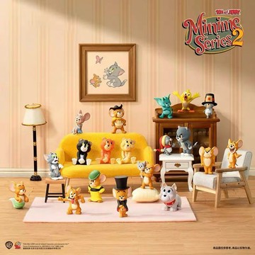 52toys Tom and Jerry 湯姆貓和傑利鼠minime2 萌粒 mini 盲袋 盲盒 盒玩 一中盒【預購】