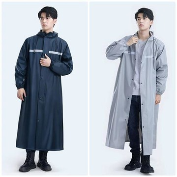 【米蘭精品】現貨+預購 機車雨衣一件式連身雨衣斗篷加長雨衣防風外套防水套裝-戶外防男女雨具3色74lo5