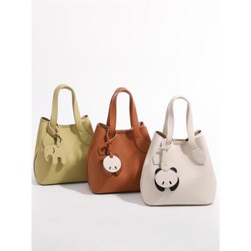 高級感洋氣手提包包女2025夏季新款流行百搭斜挎包時尚小眾水桶包