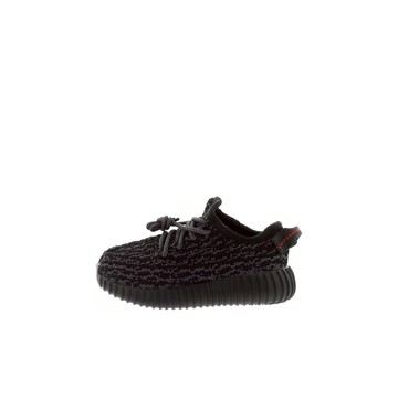 Adidas Yeezy Boost 350 Pirate Black TD 海盜黑 透氣 初代 休閒鞋 小童鞋 BB5355