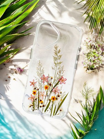 押花透明手機殼 I 春日小花系 I 春日留白
