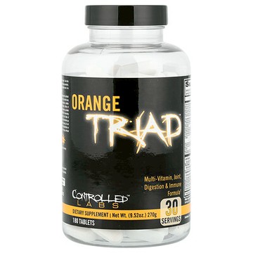 Controlled Labs, Orange Triad™，多維生素，關節、消化、機體抵抗幫助配方，180 片