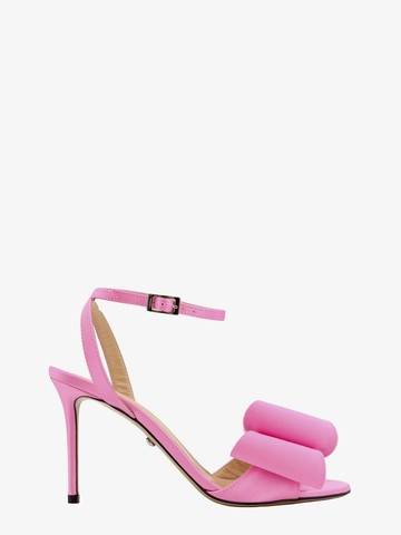 Satin sandals with rhinestones detail - MACH & MACH - gender_Woman