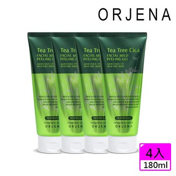【韓國ORJENA】老虎草舒敏水嫩修護去角質180mlX4入(效期2026.08)臉部去角質、角質凝膠