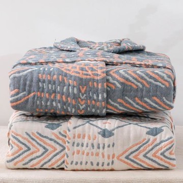 紗布加厚情侶長袖浴袍睡袍秋冬季保暖睡衣家居服成人浴衣吸水