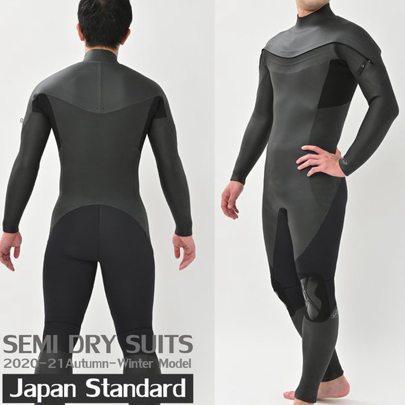 ブランド品専門の 2023年最新モデル 究極 日本製 セミドライウェットスーツセミドライ ロングチェストZIP ウェットスーツ メンズ レディース  ５ｍｍ ３ｍｍ フルオーダー可能 fucoa.cl