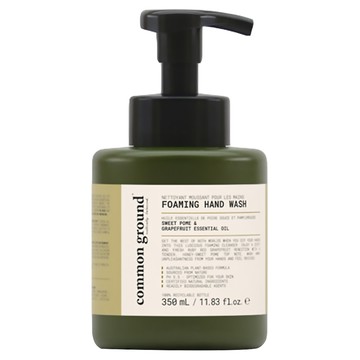 common ground 安之生雲朵泡泡洗手慕絲 葡萄柚甜梨 天然植萃 溫和潔淨  350ml  1瓶