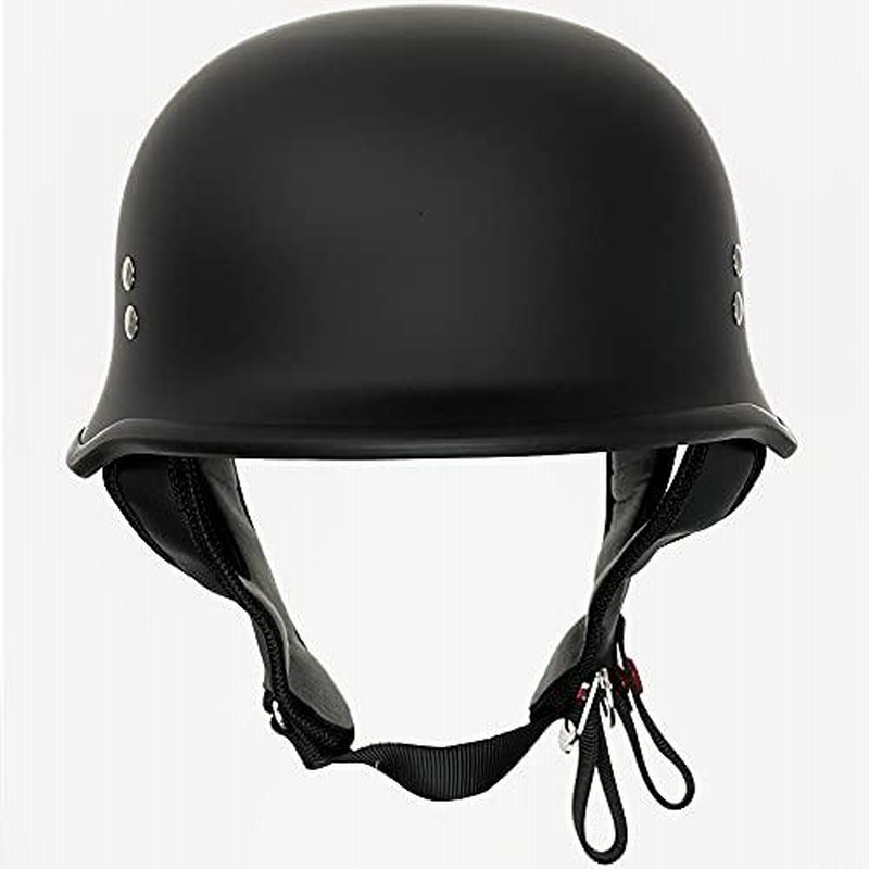 アウトローヘルメットT 99マットブラックドイツ式オートバイ用ハーフ