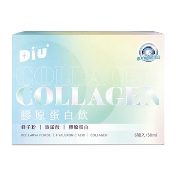 DiU 膠原蛋白飲 6瓶  1個  300ml