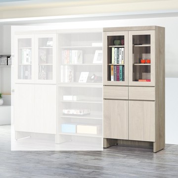 MUNA家居 歐克曼2.7尺中抽書櫃(917) 79.2X31.7X183.5cm