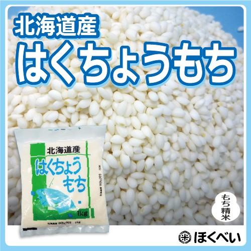 新米 令和5年産 はくちょうもち もち米 5kg（1kg×5袋）北海道産 糯米