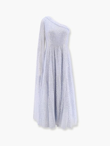 One-shoulder long dress with sequins - NEEDLE & THREAD - gender_Woman
