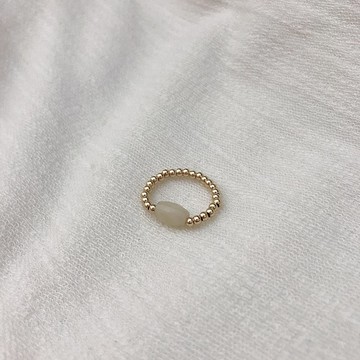 地仙 L'IMMORTEL 緬甸玉黃銅彈性戒指 戒指 // vr