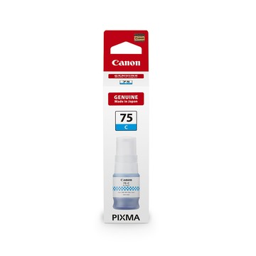 Canon GI-75C 原廠藍色墨水(適用:GX1070/GX2070)