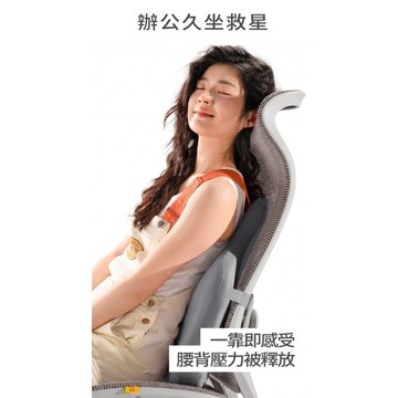 【CHECA GOODS】人體工學護腰靠墊-泡泡灰 CGBRAVOB2-GY
