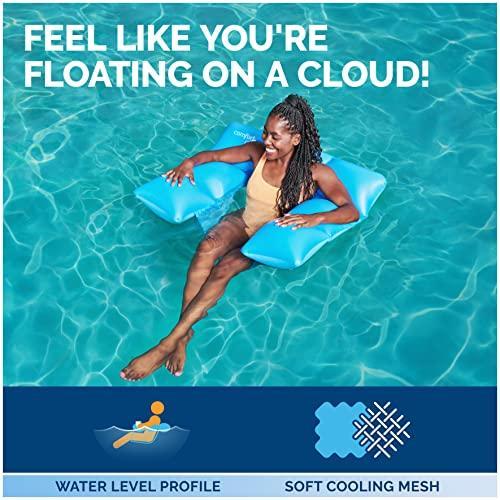 浮き輪 |Swimways Comfort Cloud Sling Seat Pool Chair with Fast Inflation  Arm