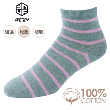 【UF72】【買5送3】UF6058 ELF日風精梳棉絲柔斑馬紋休閒女襪