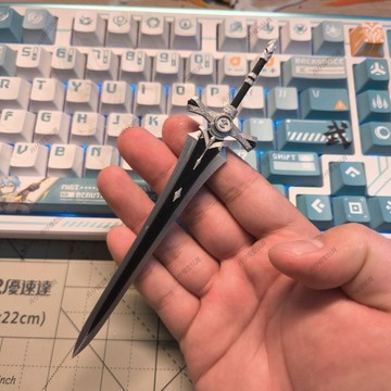 【台灣出貨】3D打印 機娘武器 高達武器 機娘配件 原神武器模型 白鐵大劍 多色打印成品 1/12機娘高達武器通用