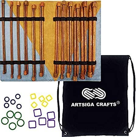 Knitter's Pride Knitting Needles Ginger Straight Needle Set 10 inch Bundle