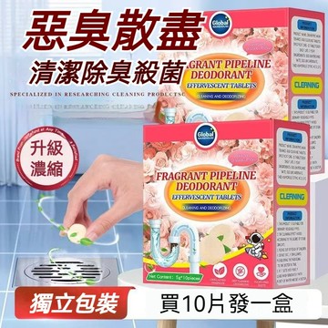 臺灣出貨✈️管道除臭香氛下水道除臭泡騰片洗臉池地漏去異味 除臭劑 潔廁靈 潔廁球 潔廁寶 NFQ8