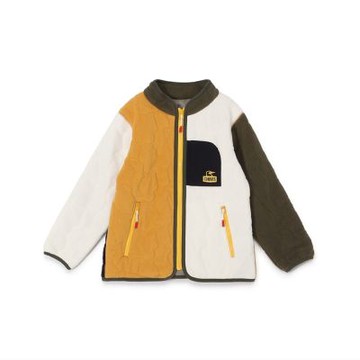 CHUMS Kids Booby Stitch Fleece Jacket Geige 中大童 刷毛外套 Crazy CH241070C112