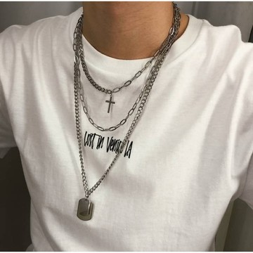 【PORY STORE】三合一項鍊 配件 飾品 百搭 穿搭小物