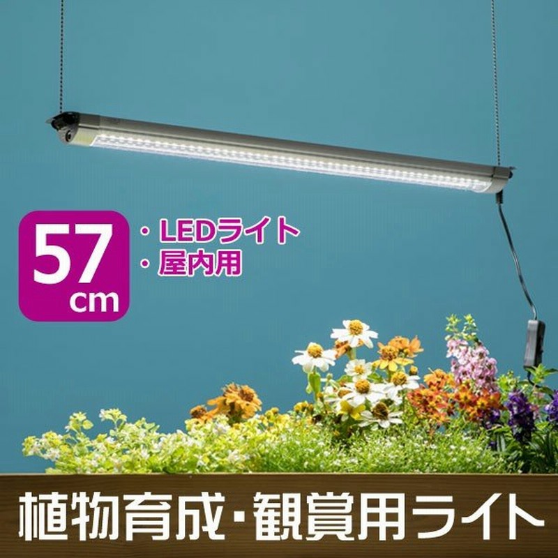 植物育成 観賞用ライト グローライト57cm 基本型 植物育成ライト 植物観賞ライト Ledライト 屋内用 通販 Lineポイント最大0 5 Get Lineショッピング