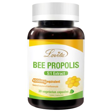 Lovita 蜂膠膠囊4000mg 30顆/瓶 素食膠囊 營養補充  1瓶