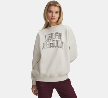 [UA]女 Rival Flc OS Varsity 長袖大學T-人氣新品