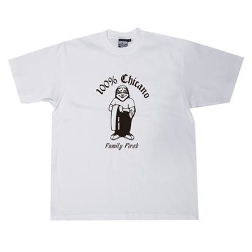 bboy寬松old school重磅西海岸chicano匪幫奇卡諾小領口短袖T恤