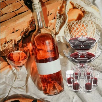 蓮花造型分酒器 高檔陶瓷白酒壺中式創意溫酒器 酒店宴席用品批發